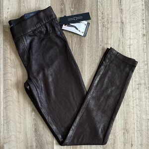 Liverpool Sienna Hershey Faux Leather Leggings 6/28